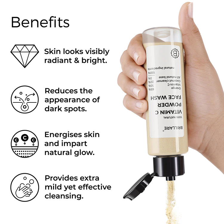 10% Vitamin C Face Serum & Vitamin C Powder Face Wash (30g) Combo For Pigmented Skin - Image 7