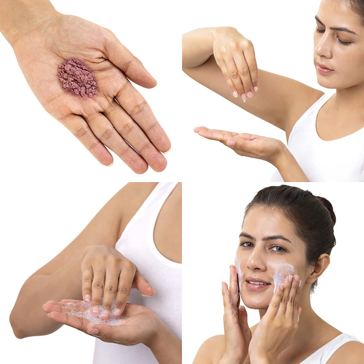 2% Hyaluronic Acid Face Serum & Rose Powder Face Wash (30g) Combo For youthful Skin - Image 8