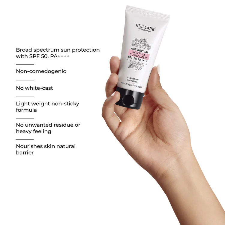 Age Revival Invisible Sunscreen with SPF50 - Image 3