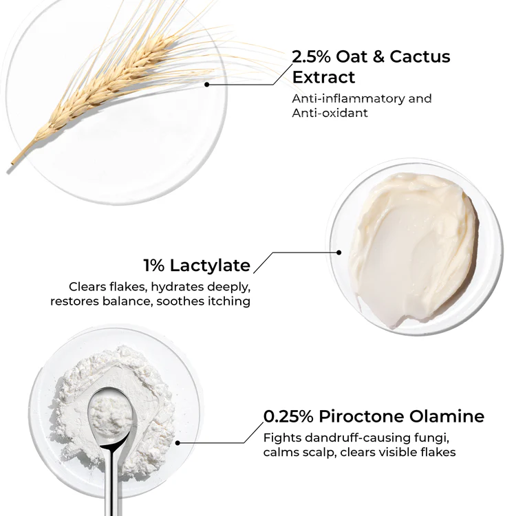Lactylate & Piroctone Olamine Scalp Serum for Dandruff Control - Image 4