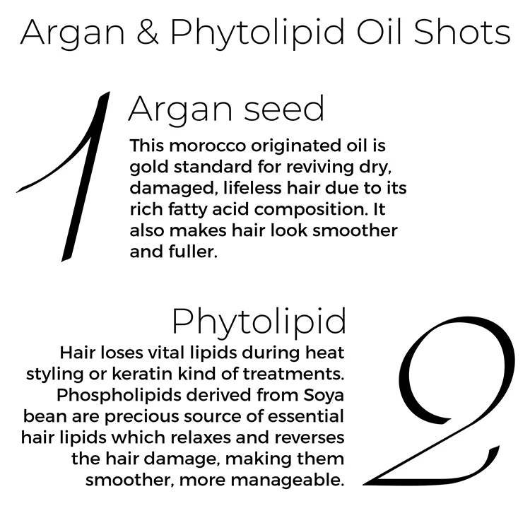 Argan & Phytolipid Oil Shots and Argan Oil Combo For Dry, Frizzy Hair - Image 5