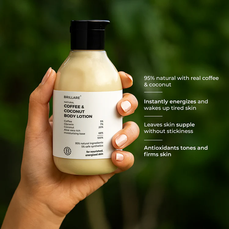 Coffee & Coconut Body Lotion for Energized & Moisturised Skin - Image 3