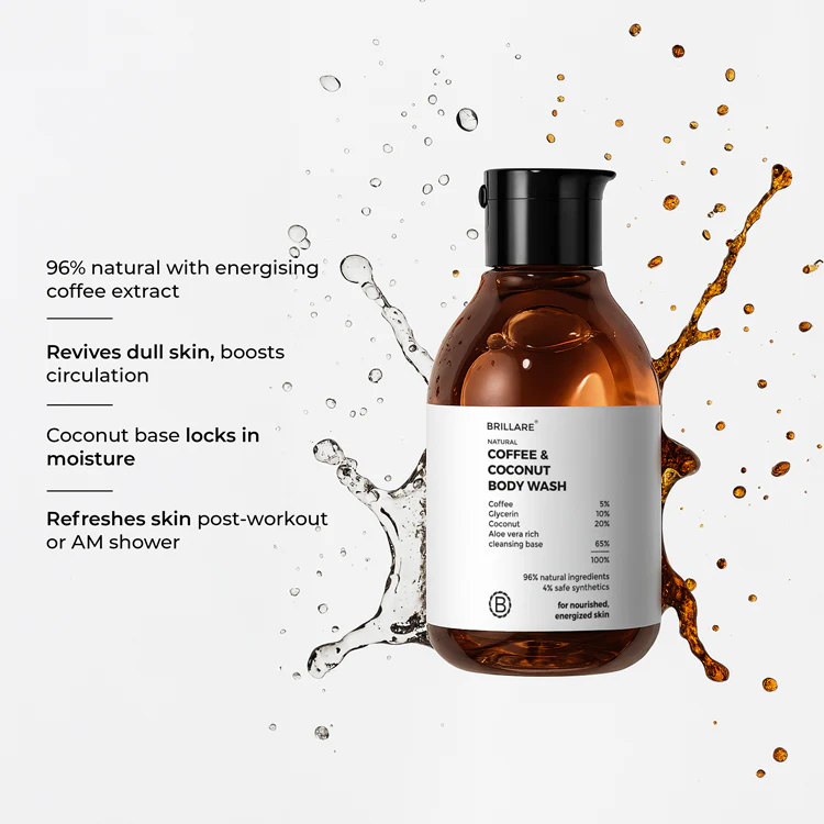 Coffee & Coconut Body Wash for Energized & Moisturised Skin - Image 3