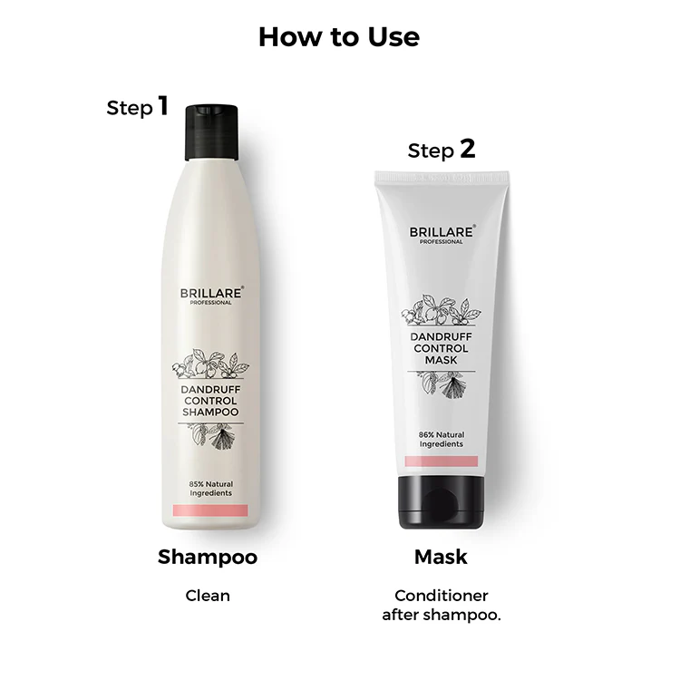 Dandruff Control Shampoo & Conditioner with Hair Wrap Towel Combo - Image 5