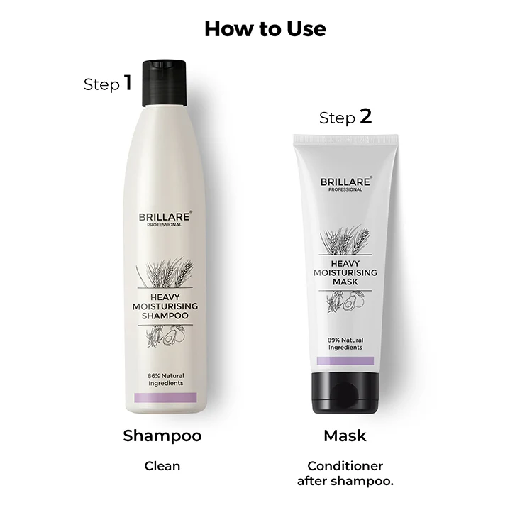 Heavy Moisturising Shampoo & Conditioner with Hair Wrap Towel Combo - Image 5