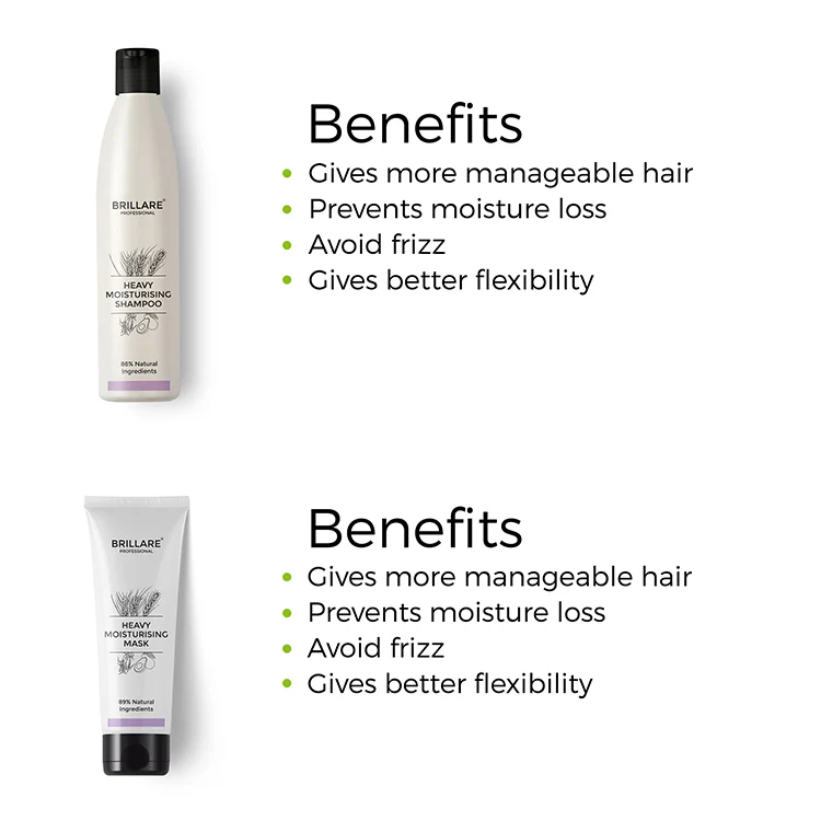 Heavy Moisturising Shampoo & Conditioner with Hair Wrap Towel Combo - Image 6