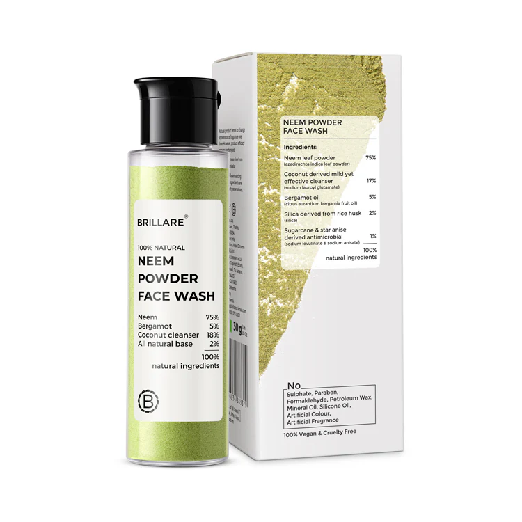 Neem Powder Face Wash For Acne Prone Skin, 30g - Image 10