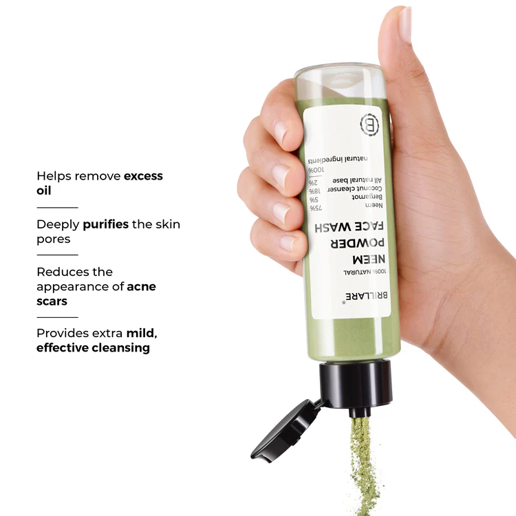 Neem Powder Face Wash For Acne Prone Skin, 30g - Image 3