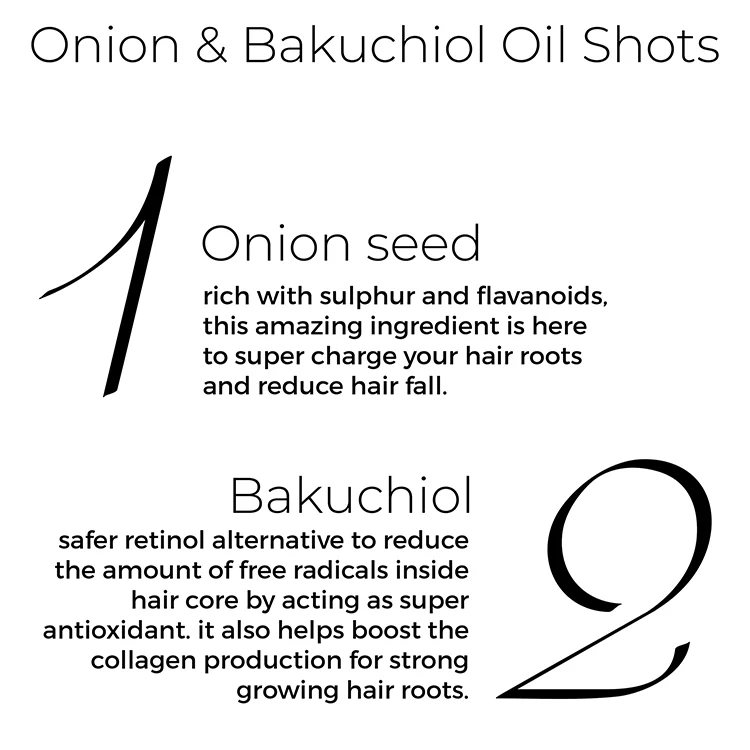 Onion & Bakuchiol Oil Shots and Onion Oil Combo For Hair Fall Reduction - Image 5
