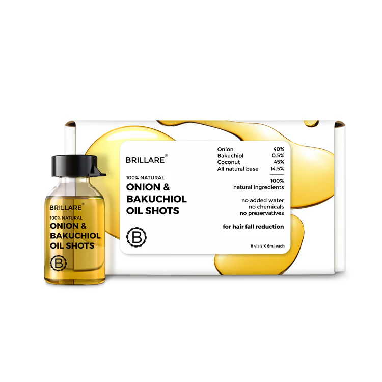 Onion & Bakuchiol Oil Shots For Hair Fall Reduction - Image 9