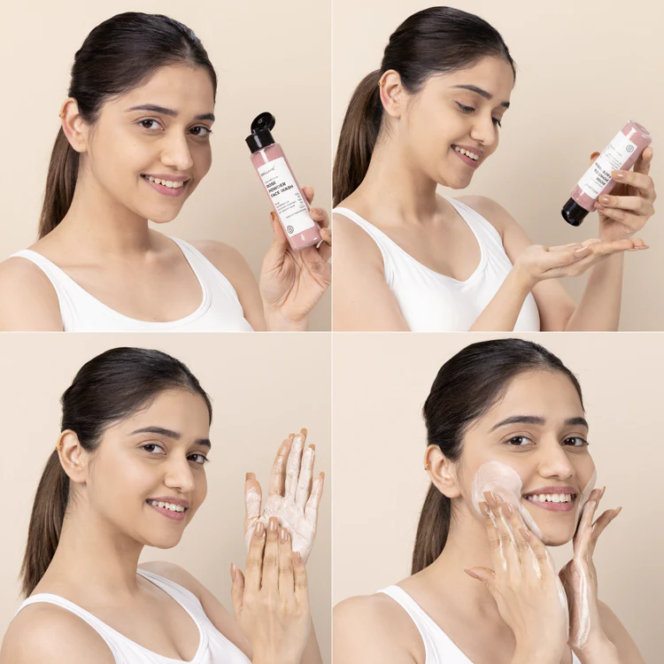 Rose Powder Face Wash For Youthful Skin 30g - Image 5