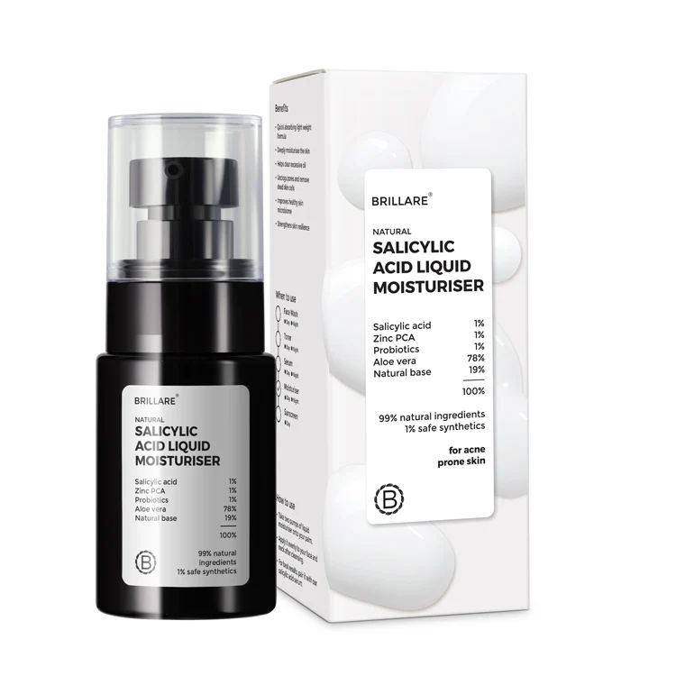 Salicylic Acid Liquid Moisturiser for oily, acne prone skin - Image 9