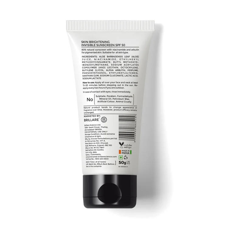 Skin Brightening Invisible Sunscreen with SPF50 - Image 8