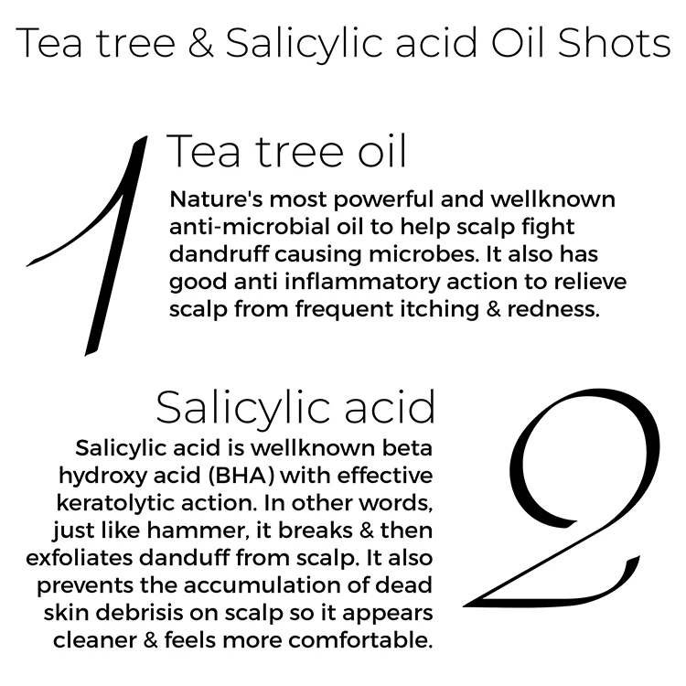 Tea Tree & Salicylic Oil Shots and Tea Tree Oil Combo For Dandruff Control - Image 5