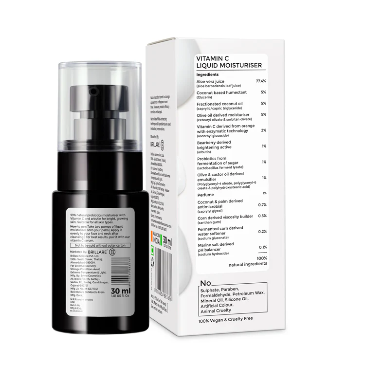 Vitamin C Liquid Moisturizer for bright, glowing skin - Image 10