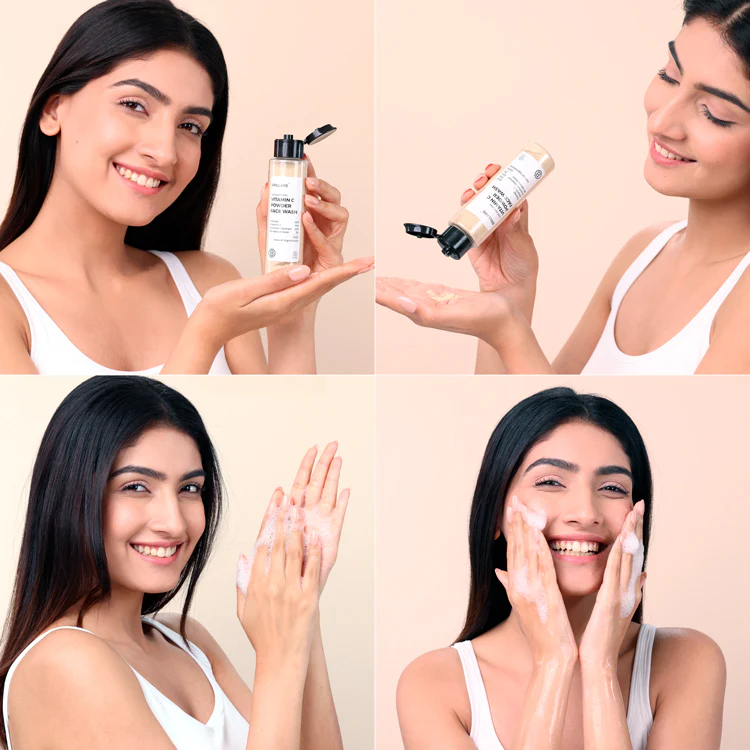 Vitamin C Powder Face Wash For Bright, Glowing Skin, 30g - Image 4