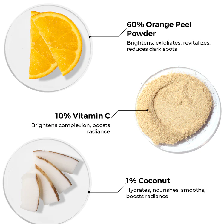 Vitamin C Powder Face Wash For Bright, Glowing Skin, 30g - Image 5
