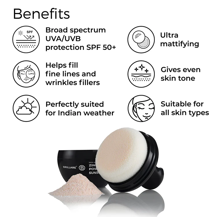 Zinc Powder Sunscreen SPF50 - Image 4
